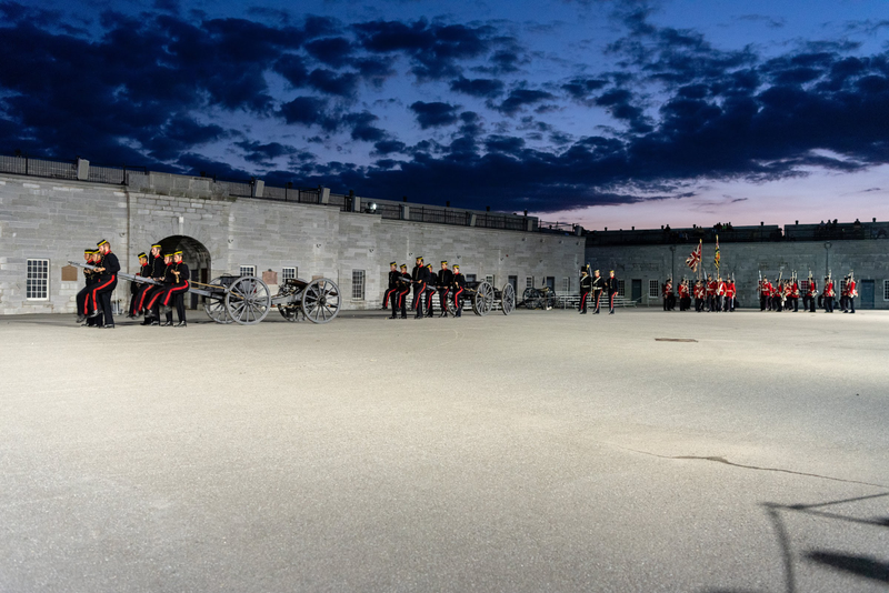 Illustration for article titled Selected Pictures from the Fort Henry Sunset Ceremony 2019 Finale